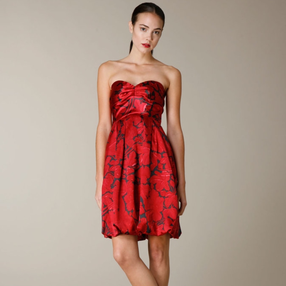 Vivienne Tam Red Cocktail Dress